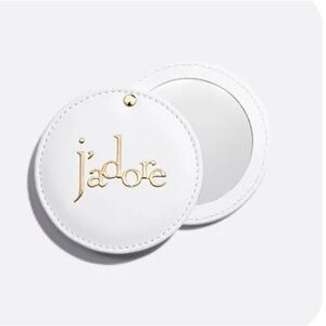 White and Gold J'adore Compact Mirror New Limited Edition